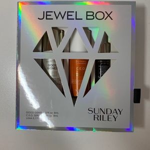 Sunday Riley jewel box luxury travel kit